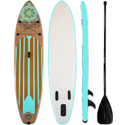 Wood Grain Inflatable SUP Board